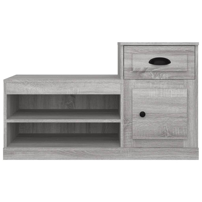 Pantofar, gri sonoma, 100x42x60 cm, lemn prelucrat