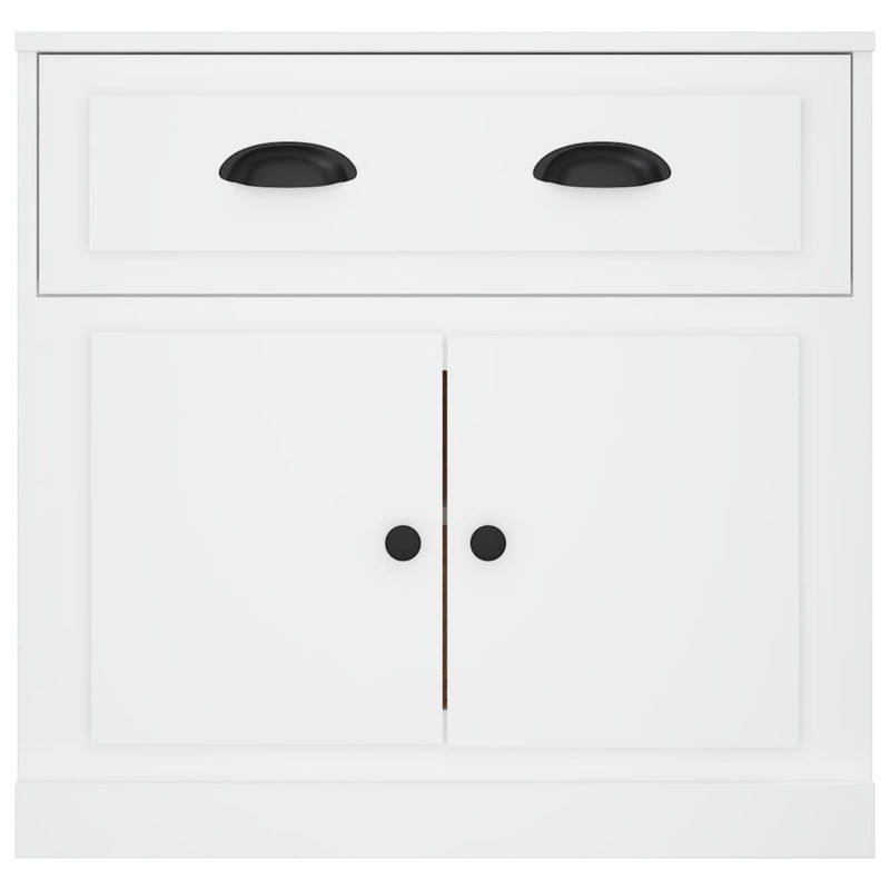 Servantă, alb, 70x35,5x67,5 cm, lemn prelucrat