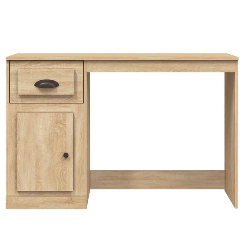 Birou cu sertar, stejar sonoma, 115x50x75 cm, lemn prelucrat
