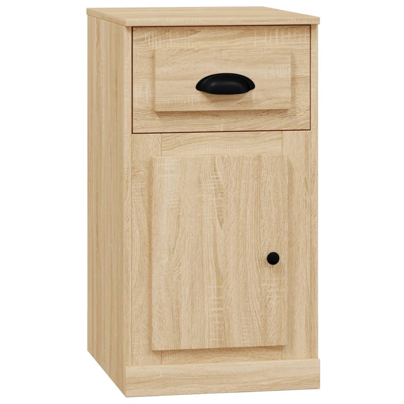 Dulap lateral, sertar stejar sonoma, 40x50x75 cm lemn prelucrat