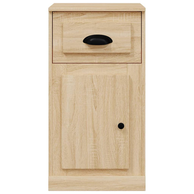Dulap lateral, sertar stejar sonoma, 40x50x75 cm lemn prelucrat