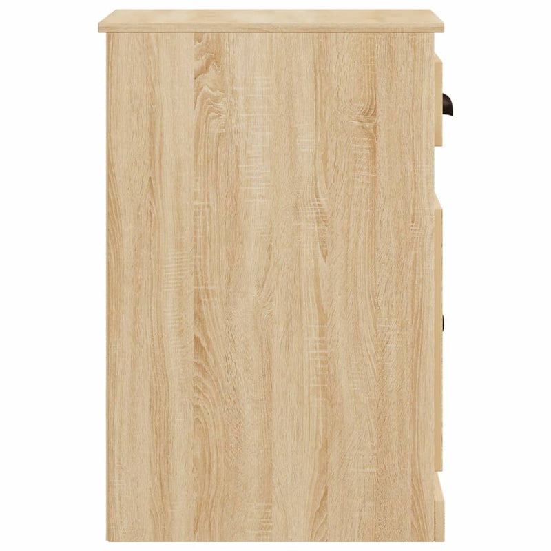 Dulap lateral, sertar stejar sonoma, 40x50x75 cm lemn prelucrat