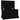 Raft de depozitare, negru, 50x30x28 cm, lemn prelucrat