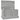 Cutie de depozitare, gri sonoma, 50x30x28 cm, lemn prelucrat