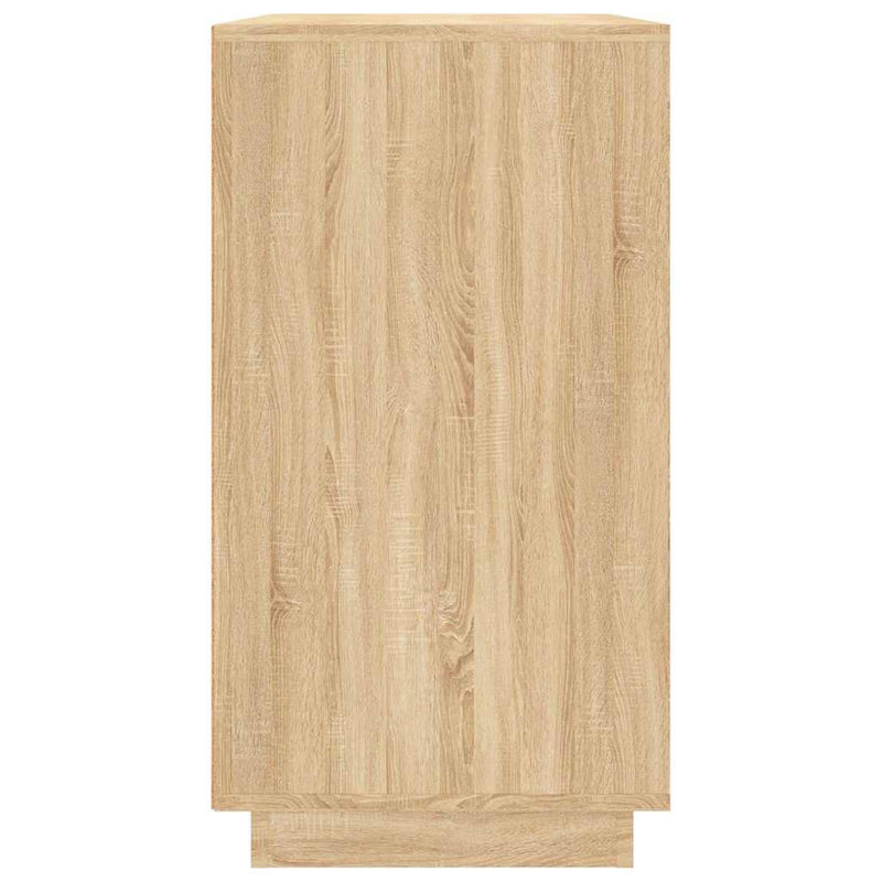 Dulap, stejar sonoma, 80x34x75 cm, lemn prelucrat