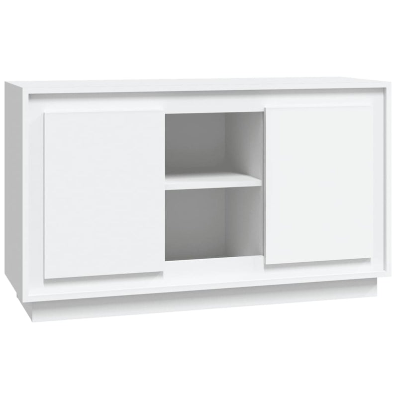 Dulap, alb, 102x35x60 cm, lemn prelucrat
