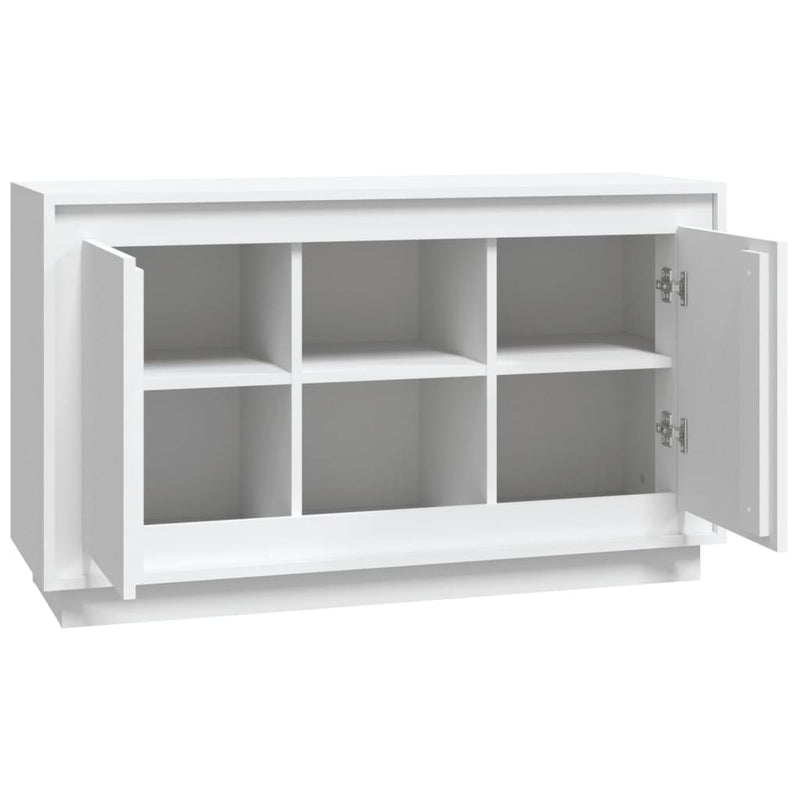 Dulap, alb, 102x35x60 cm, lemn prelucrat