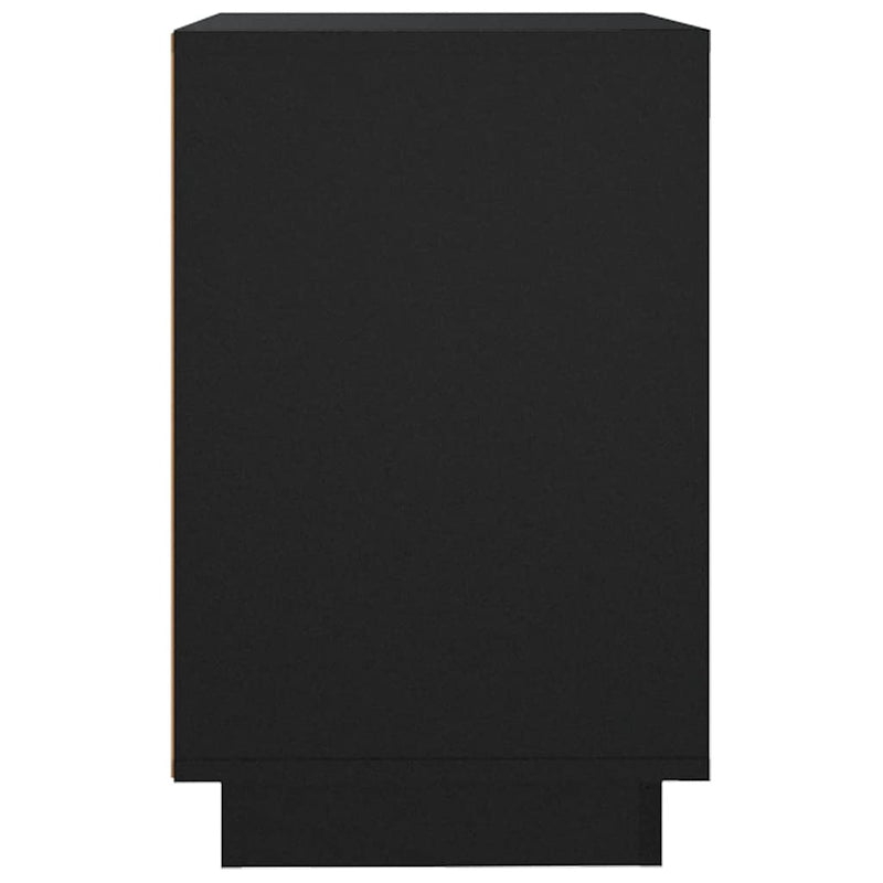 Dulap, negru, 102x35x60 cm, lemn prelucrat