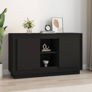 Dulap, negru, 102x35x60 cm, lemn prelucrat