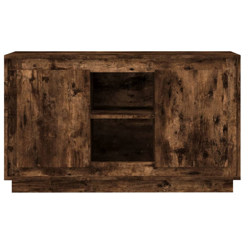 Dulap, stejar afumat, 102x35x60 cm, lemn prelucrat