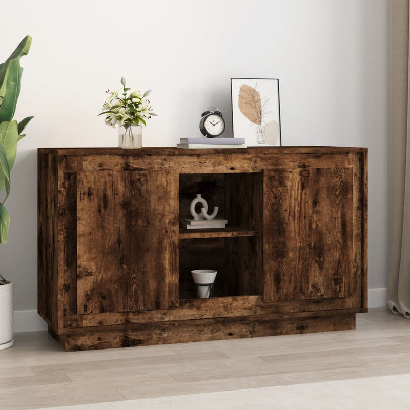 Dulap, stejar afumat, 102x35x60 cm, lemn prelucrat