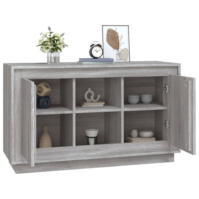 Dulap, gri sonoma, 102x35x60 cm, lemn compozit