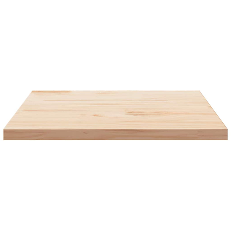 Blat de masă pătrat din lemn masiv de pin 80x80x2,5 cm