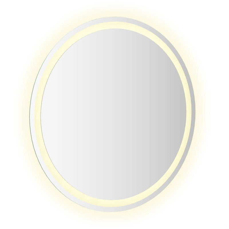 Oglindă de baie cu LED, 70 cm, rotundă