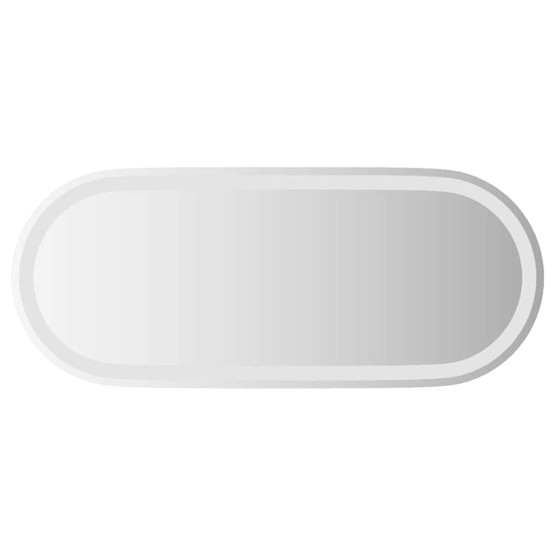 Oglindă de baie cu LED, 90x40 cm, ovală