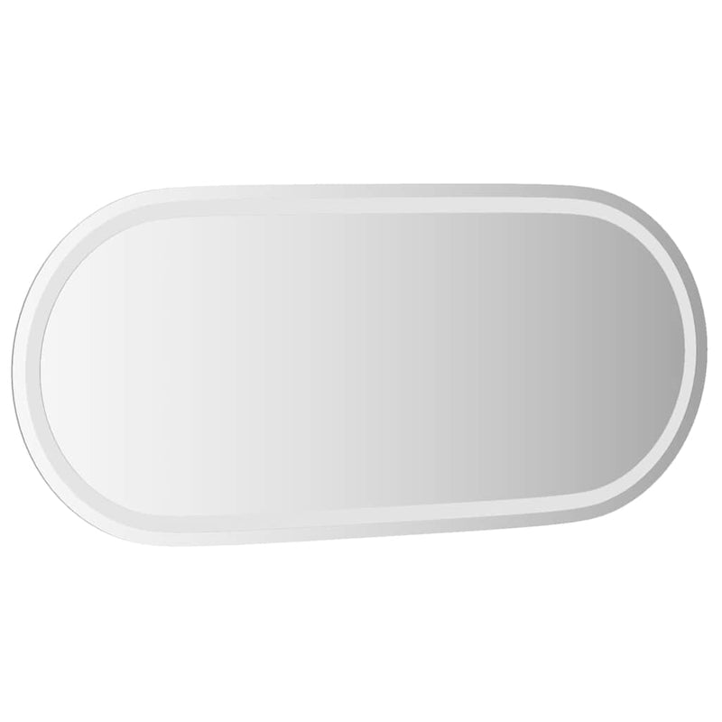 Oglindă de baie cu LED, 100x45 cm, ovală