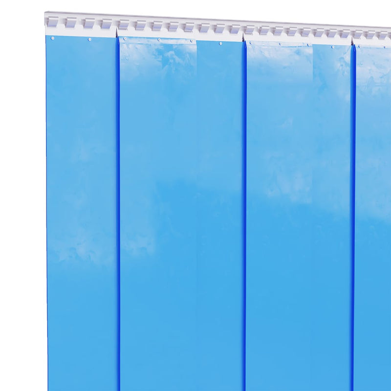 Perdea pentru ușă, albastru, 200 mmx1,6 mm 50 m, PVC
