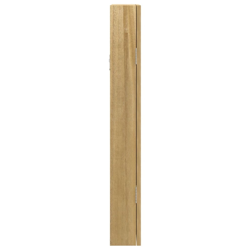 Dulap de bijuterii cu oglindă montat pe perete, 30x8,5x67 cm