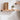 Raft de perete maro deschis 60x40x(2-4) cm lemn stejar tratat