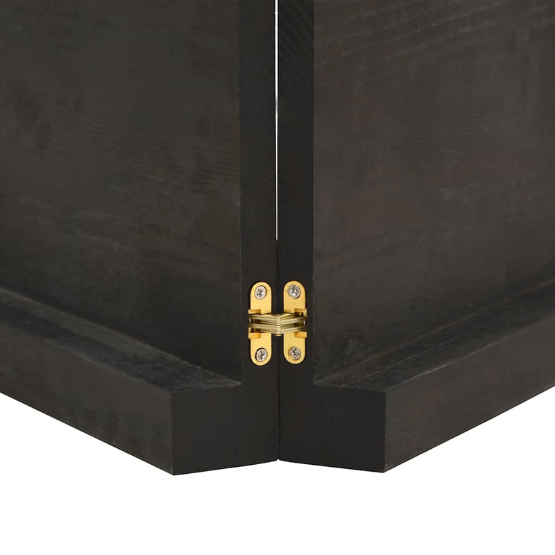 Blat masă, 180x40x(2-6) cm, maro, lemn tratat contur organic
