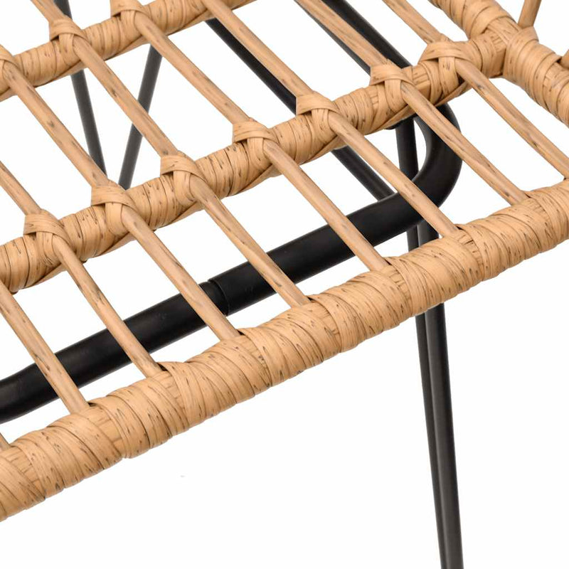 Set mobilier de grădină, 5 piese, poliratan