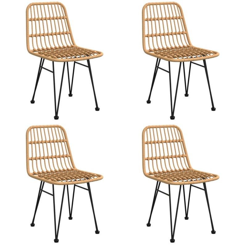 Set mobilier de grădină, 5 piese, poliratan