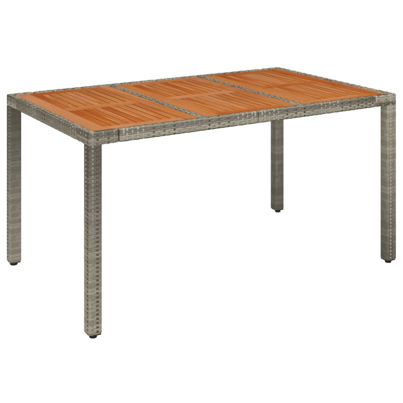 Set mobilier de grădină cu perne, 5 piese, gri, poliratan