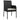 Set mobilier de grădină cu perne, 5 piese, negru, poliratan