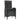Set mobilier de grădină cu perne, 7 piese, negru, poliratan