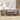 Servante, 3 piese, gri beton, lemn prelucrat