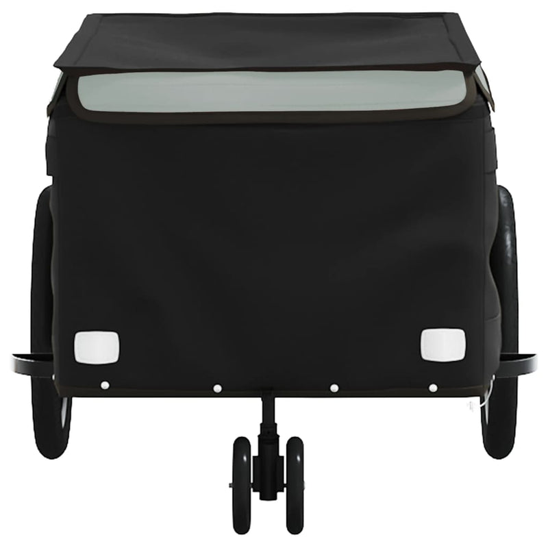 Remorcă pentru biciclete, negru și gri, 30 kg, fier