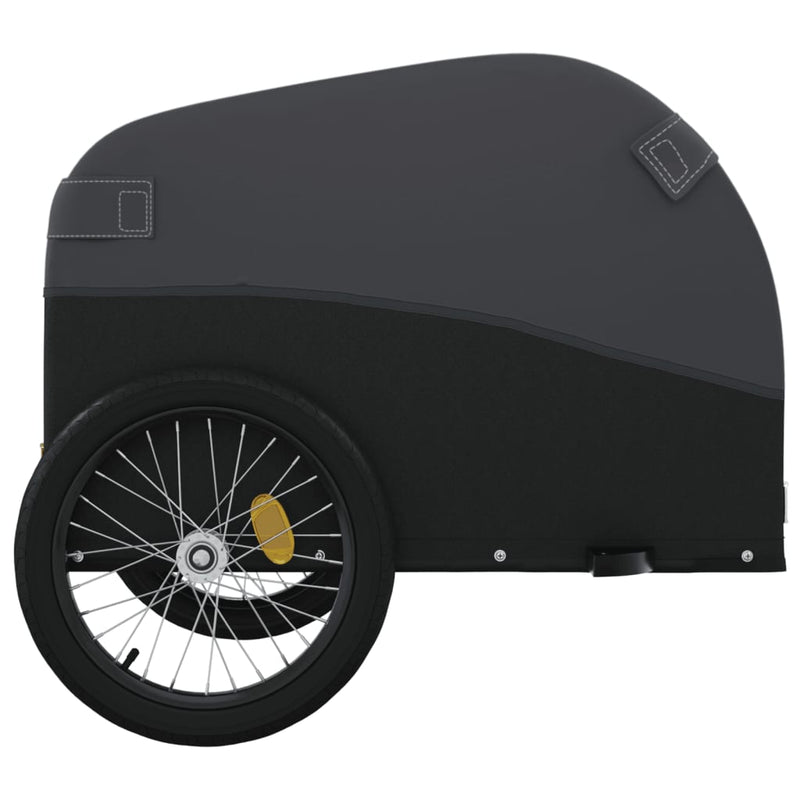 Remorcă pentru biciclete, negru, 30 kg, fier