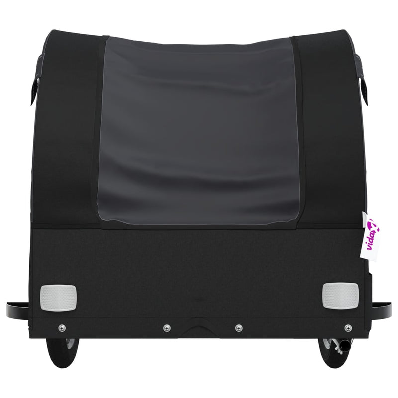 Remorcă pentru biciclete, negru, 45 kg, fier