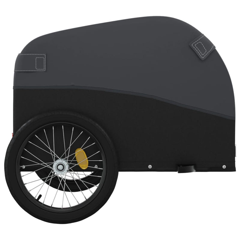 Remorcă pentru biciclete, negru, 45 kg, fier