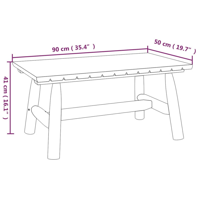 Set mobilier de grădină, 3 piese, lemn masiv de molid