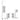 Set mobilier de baie, 3 piese, alb, lemn compozit