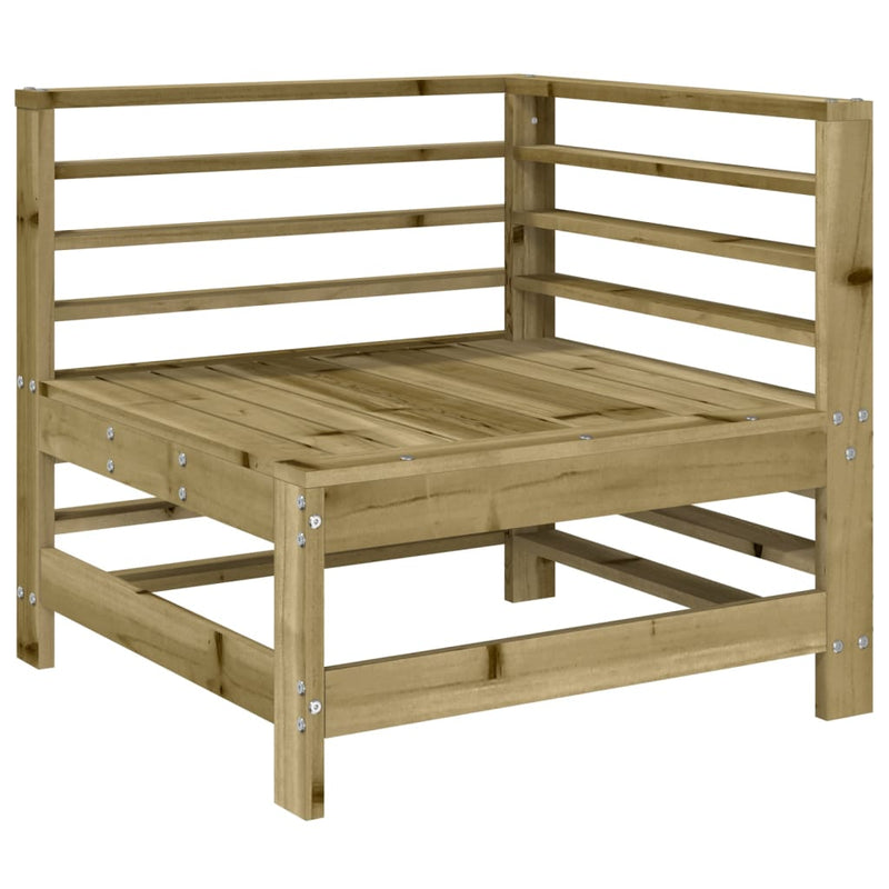 Set mobilier relaxare de grădină, 6 piese, lemn de pin tratat