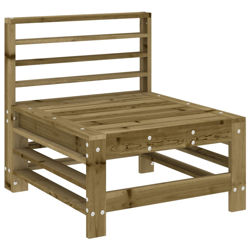 Set mobilier relaxare de grădină, 6 piese, lemn de pin tratat