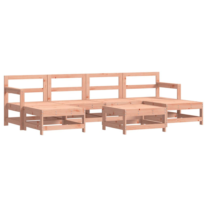 Set mobilier de grădină, 7 piese, lemn masiv douglas