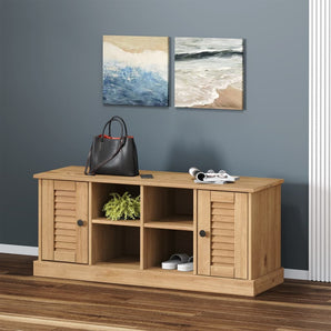 Bancă de pantofi VIGO, 106x35x45 cm, lemn masiv de pin