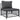 Set mobilier de grădină cu perne, 7 piese, antracit, oțel