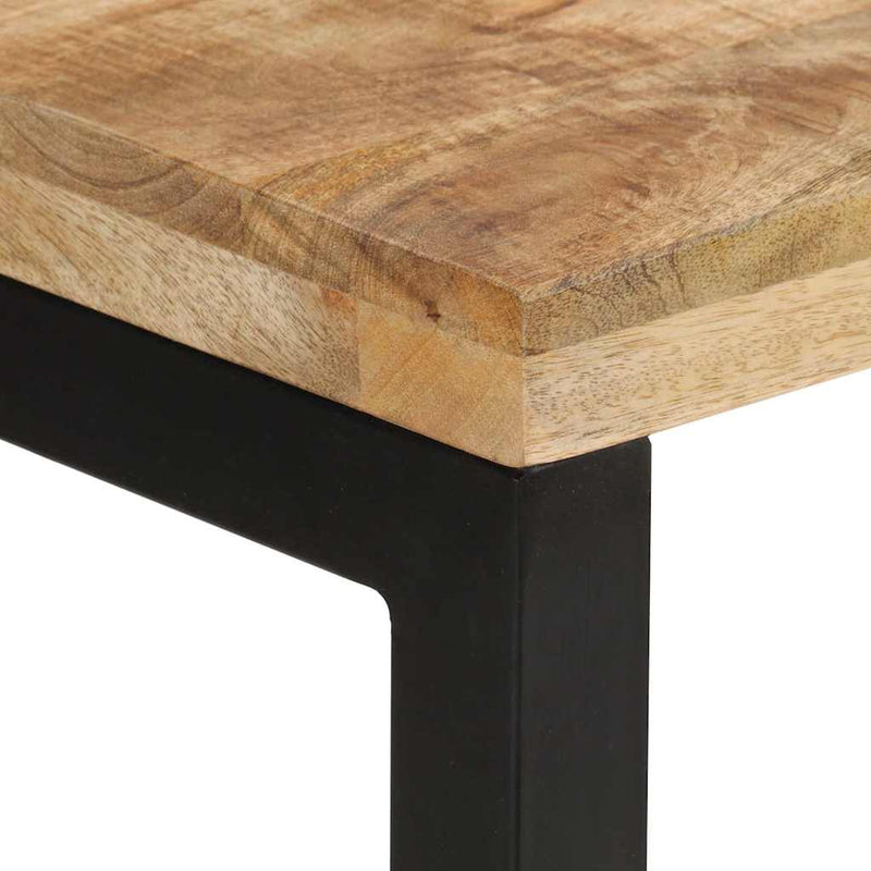 Masă consolă, 110x35x76 cm, lemn masiv de mango brut