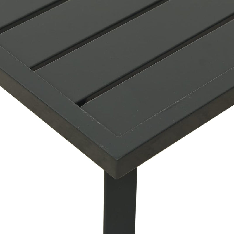 Set mobilier de grădină, antracit, 2 piese, oțel