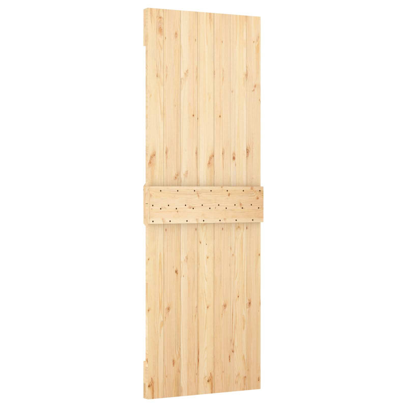 Ușă NARVIK 70 x 210 cm Lemn de Pin Solid (Nefinisat) natural