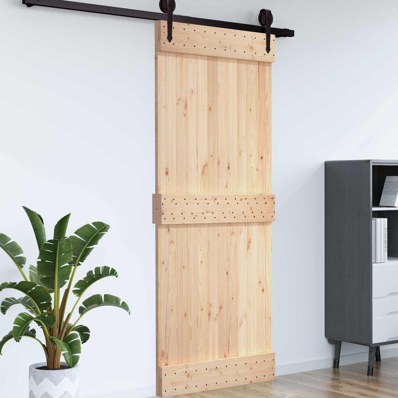 Ușă plană NARVIK 70x210 cm Lemn de Pin Solid (Nefinisat)