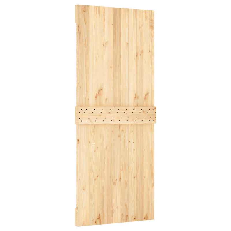 Ușă plană NARVIK 85x210cm Lemn de Pin Solid (Nefinisat) natural