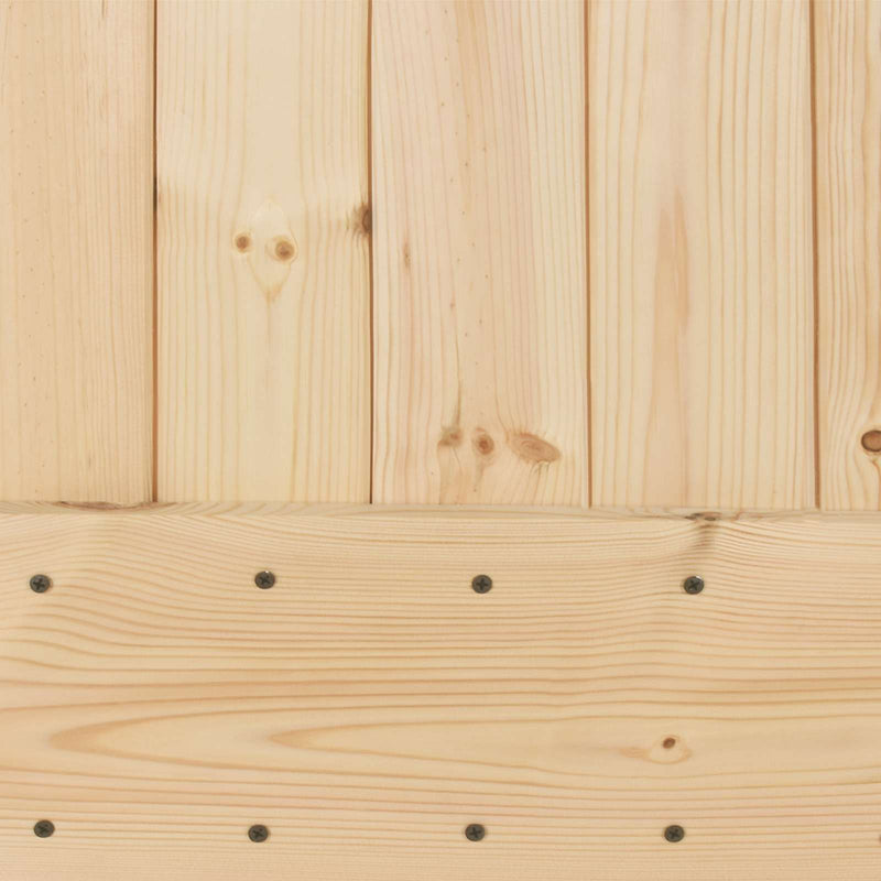 Ușă plană NARVIK 90x210 cm Lemn de Pin Solid (Nefinisat)