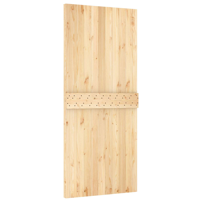 Ușă simplă NARVIK 90x210 cm Lemn de Pin Solid (Nefinisat)