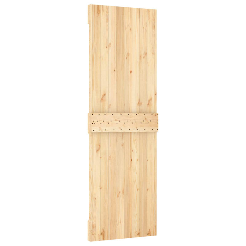 Ușă Cross NARVIK 70x210 cm Lemn de Pin Solid (Nefinisat)