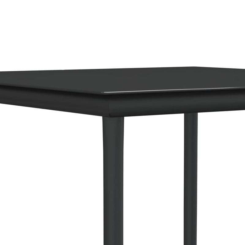 Set mobilier de grădină cu perne, 5 piese, poliratan și oțel